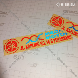 Cutting Stiker Logo Dealer Motor