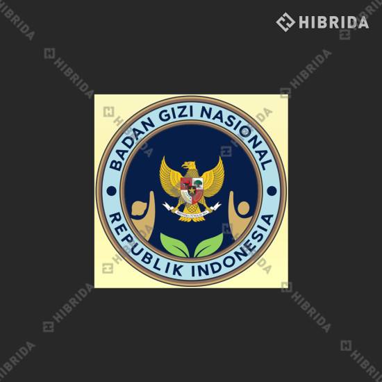 Stiker Logo BGN Bulat