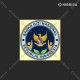Stiker Logo BGN Bulat