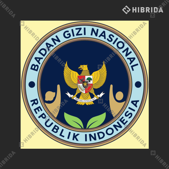 Stiker Logo BGN Bulat
