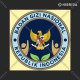 Stiker Logo BGN Bulat