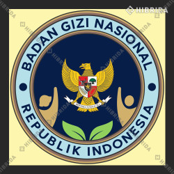 Stiker Logo BGN Bulat