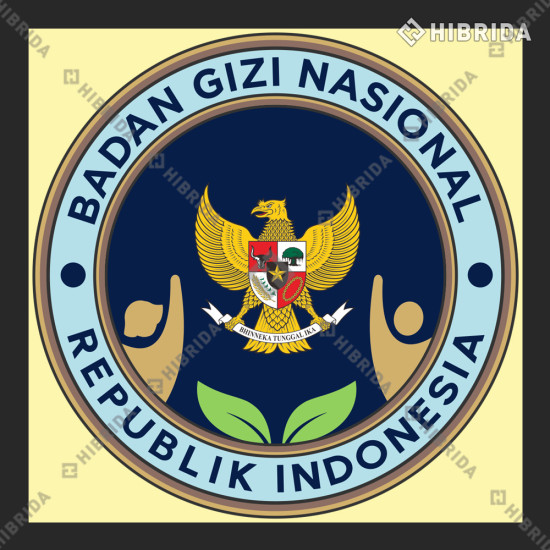 Stiker Logo BGN Bulat