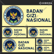 Stiker Logo BGN Full Set