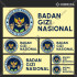 Stiker Logo BGN Full Set